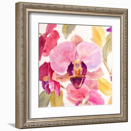 Radiant Orchid Square II-Lanie Loreth-Framed Art Print