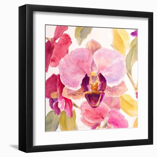 Radiant Orchid Square II-Lanie Loreth-Framed Art Print