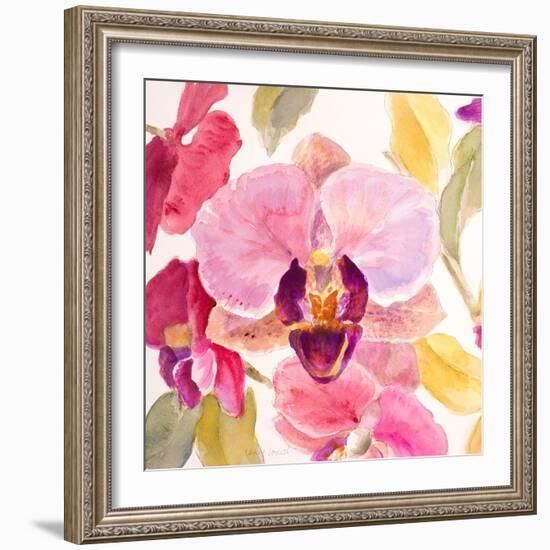 Radiant Orchid Square II-Lanie Loreth-Framed Art Print