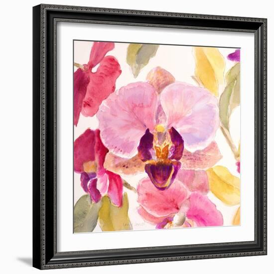 Radiant Orchid Square II-Lanie Loreth-Framed Art Print