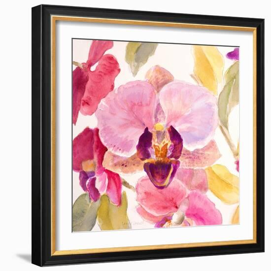 Radiant Orchid Square II-Lanie Loreth-Framed Art Print