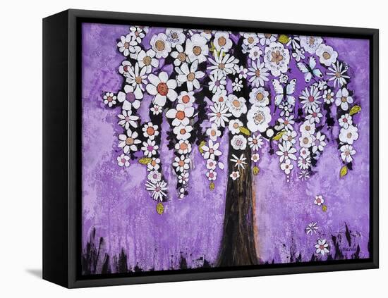 Radiant Orchid Tree-Blenda Tyvoll-Framed Premier Image Canvas