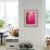 Radiant Pink Tulip II-Ella Lancaster-Framed Giclee Print displayed on a wall