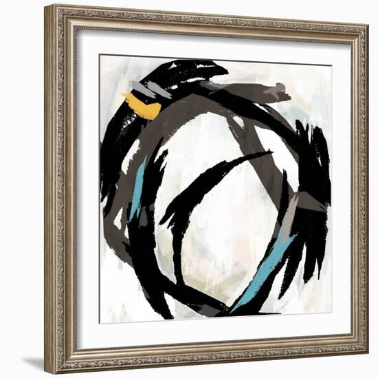 Radiant Round I-Studio W-Framed Art Print