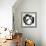 Radiant Round I-Studio W-Framed Art Print displayed on a wall