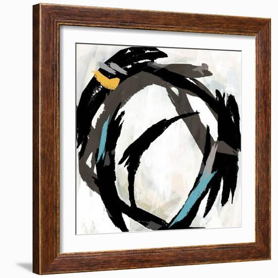 Radiant Round I-Studio W-Framed Art Print