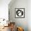 Radiant Round I-Studio W-Framed Art Print displayed on a wall