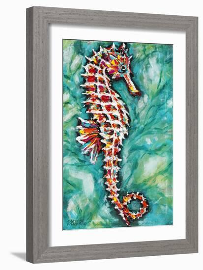 Radiant Seahorse I-Carolee Vitaletti-Framed Premium Giclee Print