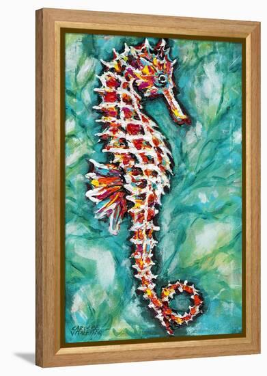 Radiant Seahorse I-Carolee Vitaletti-Framed Stretched Canvas