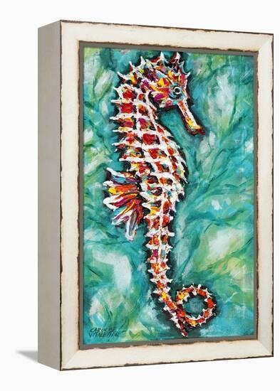 Radiant Seahorse I-Carolee Vitaletti-Framed Stretched Canvas
