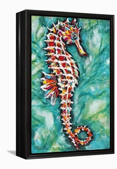 Radiant Seahorse I-Carolee Vitaletti-Framed Stretched Canvas