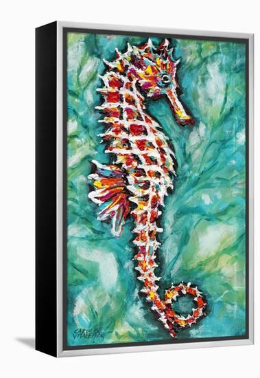 Radiant Seahorse I-Carolee Vitaletti-Framed Stretched Canvas