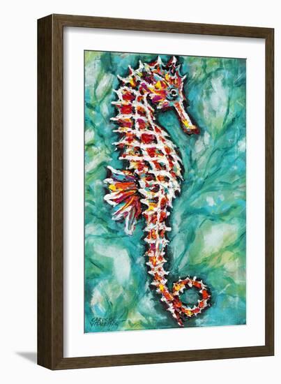 Radiant Seahorse I-Carolee Vitaletti-Framed Art Print