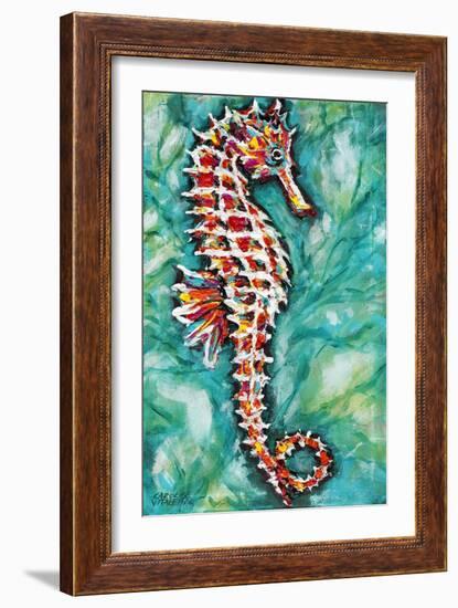 Radiant Seahorse I-Carolee Vitaletti-Framed Art Print