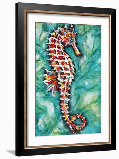 Radiant Seahorse I-Carolee Vitaletti-Framed Art Print