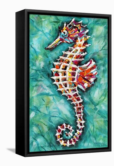 Radiant Seahorse II-Carolee Vitaletti-Framed Stretched Canvas