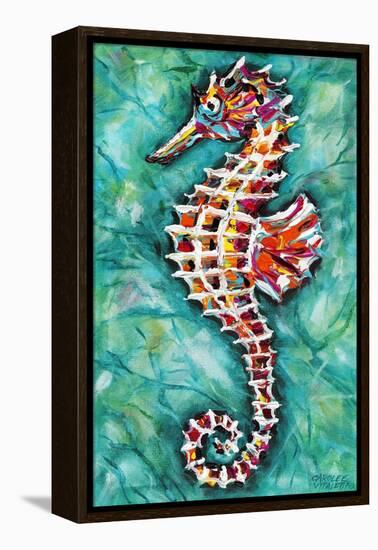 Radiant Seahorse II-Carolee Vitaletti-Framed Stretched Canvas