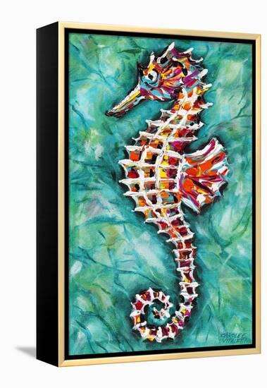 Radiant Seahorse II-Carolee Vitaletti-Framed Stretched Canvas