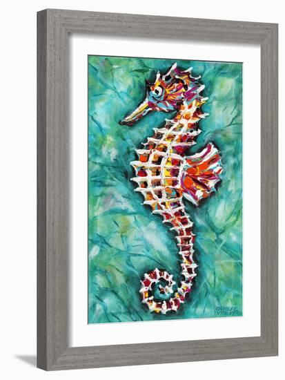 Radiant Seahorse II-Carolee Vitaletti-Framed Art Print