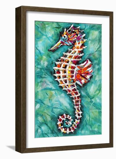 Radiant Seahorse II-Carolee Vitaletti-Framed Art Print