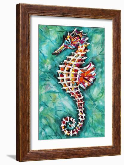 Radiant Seahorse II-Carolee Vitaletti-Framed Art Print