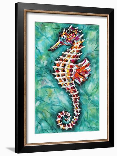Radiant Seahorse II-Carolee Vitaletti-Framed Art Print