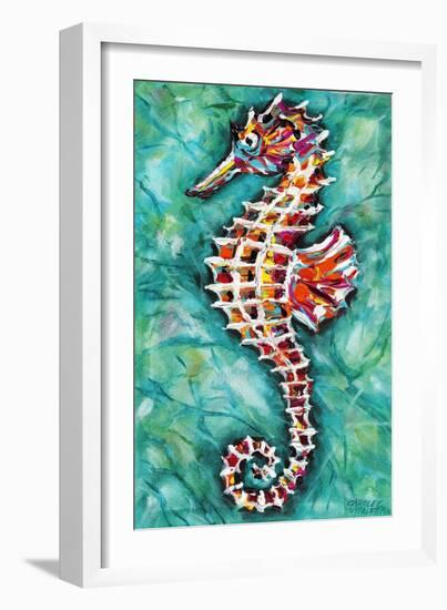 Radiant Seahorse II-Carolee Vitaletti-Framed Art Print