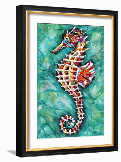 Radiant Seahorse II-Carolee Vitaletti-Framed Art Print