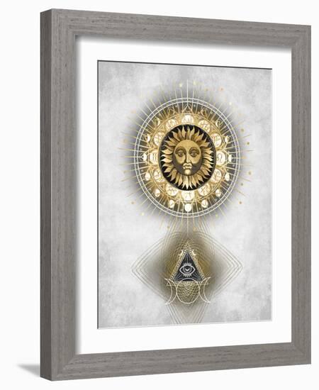 Radiant Sun I-Oliver Jeffries-Framed Art Print