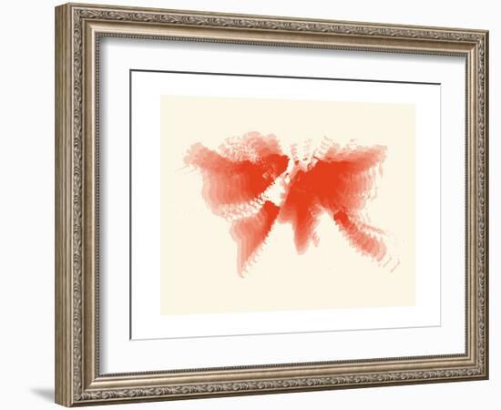 Radiant World Map 1-NaxArt-Framed Art Print