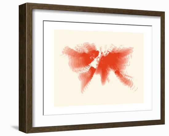 Radiant World Map 1-NaxArt-Framed Art Print