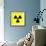 Radiation Warning Sign-Science Photo Library-Framed Premium Photographic Print displayed on a wall