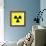 Radiation Warning Sign-Science Photo Library-Framed Premium Photographic Print displayed on a wall