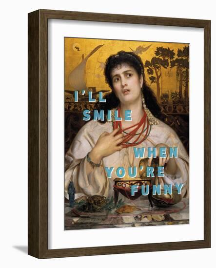 Radical Women - Smile-Eccentric Accents-Framed Giclee Print