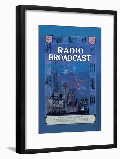 Radio Broadcast, Building the R.B. Lab Receiver-null-Framed Art Print