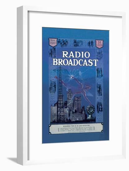 Radio Broadcast, Building the R.B. Lab Receiver-null-Framed Art Print