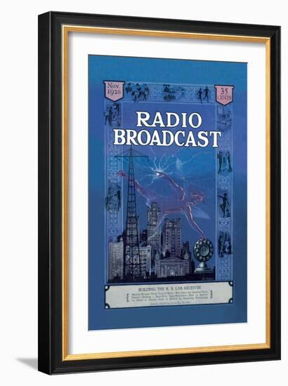 Radio Broadcast, Building the R.B. Lab Receiver--Framed Art Print