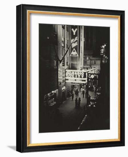 Radio City Exterior-The Chelsea Collection-Framed Giclee Print