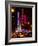 Radio City Music Hall and Yellow Cab by Night, Manhattan, Times Square, New York City, US, USA-Philippe Hugonnard-Framed Photographic Print