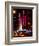 Radio City Music Hall and Yellow Cab by Night, Manhattan, Times Square, New York City, US, USA-Philippe Hugonnard-Framed Photographic Print