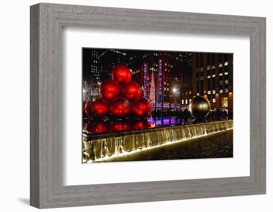 Radio City Music Hall Holiday Scenic, New York-George Oze-Framed Photographic Print