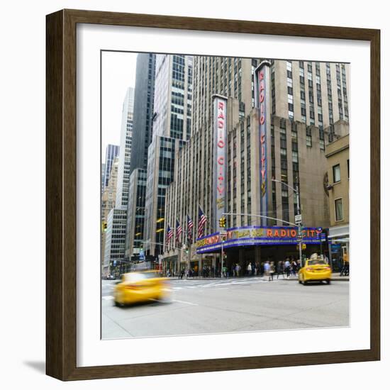 Radio City Music Hall, Manhattan, New York City, United States of America, North America-Fraser Hall-Framed Photographic Print