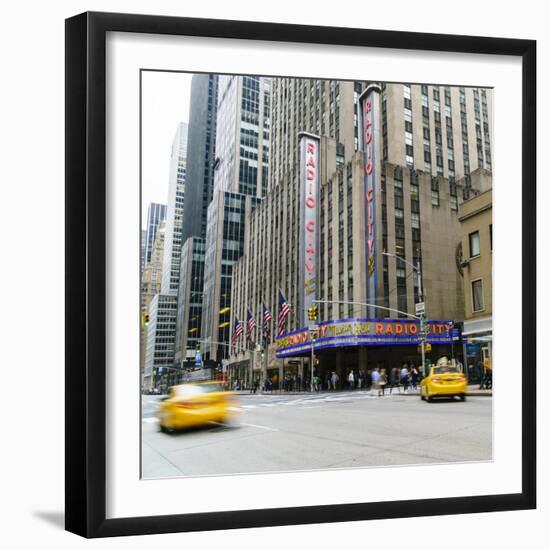 Radio City Music Hall, Manhattan, New York City, United States of America, North America-Fraser Hall-Framed Photographic Print