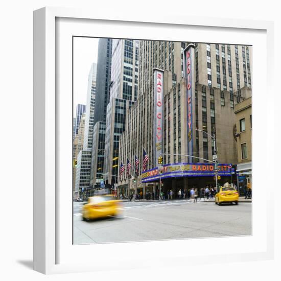 Radio City Music Hall, Manhattan, New York City, United States of America, North America-Fraser Hall-Framed Photographic Print