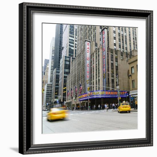 Radio City Music Hall, Manhattan, New York City, United States of America, North America-Fraser Hall-Framed Photographic Print