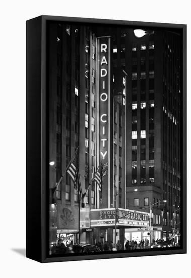 Radio City Music Hall - Manhattan - New York City - United States-Philippe Hugonnard-Framed Premier Image Canvas