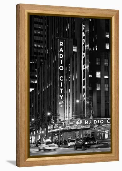 Radio City Music Hall - Manhattan - New York City - United States-Philippe Hugonnard-Framed Premier Image Canvas