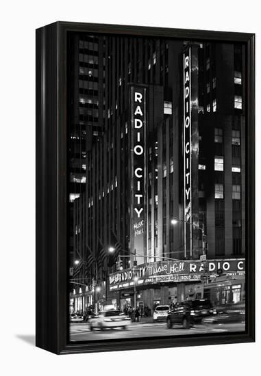 Radio City Music Hall - Manhattan - New York City - United States-Philippe Hugonnard-Framed Premier Image Canvas