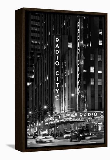 Radio City Music Hall - Manhattan - New York City - United States-Philippe Hugonnard-Framed Premier Image Canvas