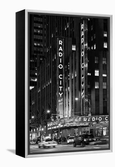 Radio City Music Hall - Manhattan - New York City - United States-Philippe Hugonnard-Framed Premier Image Canvas